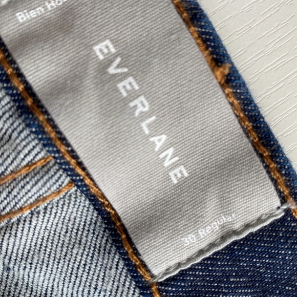 Everlane Straight Leg Jeans Dark Wash Size 30 - Picture 8 of 13